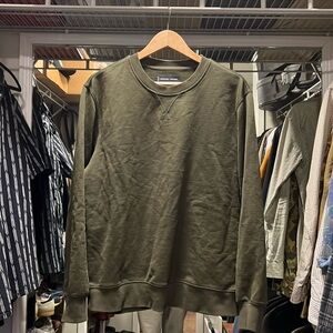 Everlane Uniform Sweatshirt in Olive Green Men’s Large